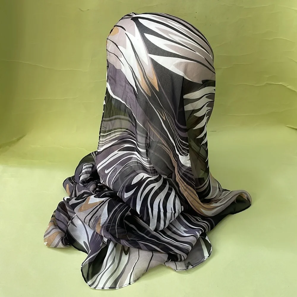 New multicolored Anne Klein silk scarf
